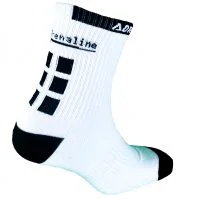 White black ankle socks