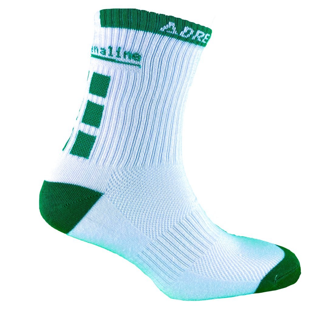 White green ankle socks