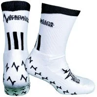 White black grip socks