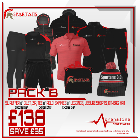 Spartans Boxing Club Pack B