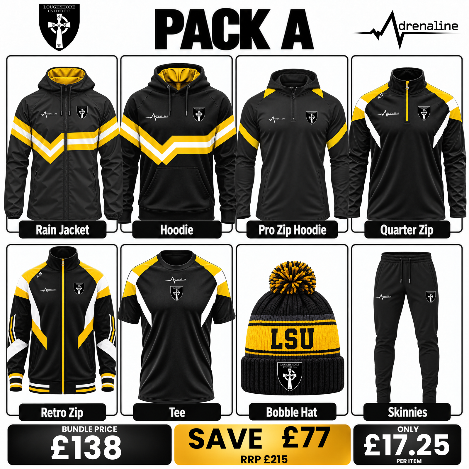 Loughshore United F.C Pack A