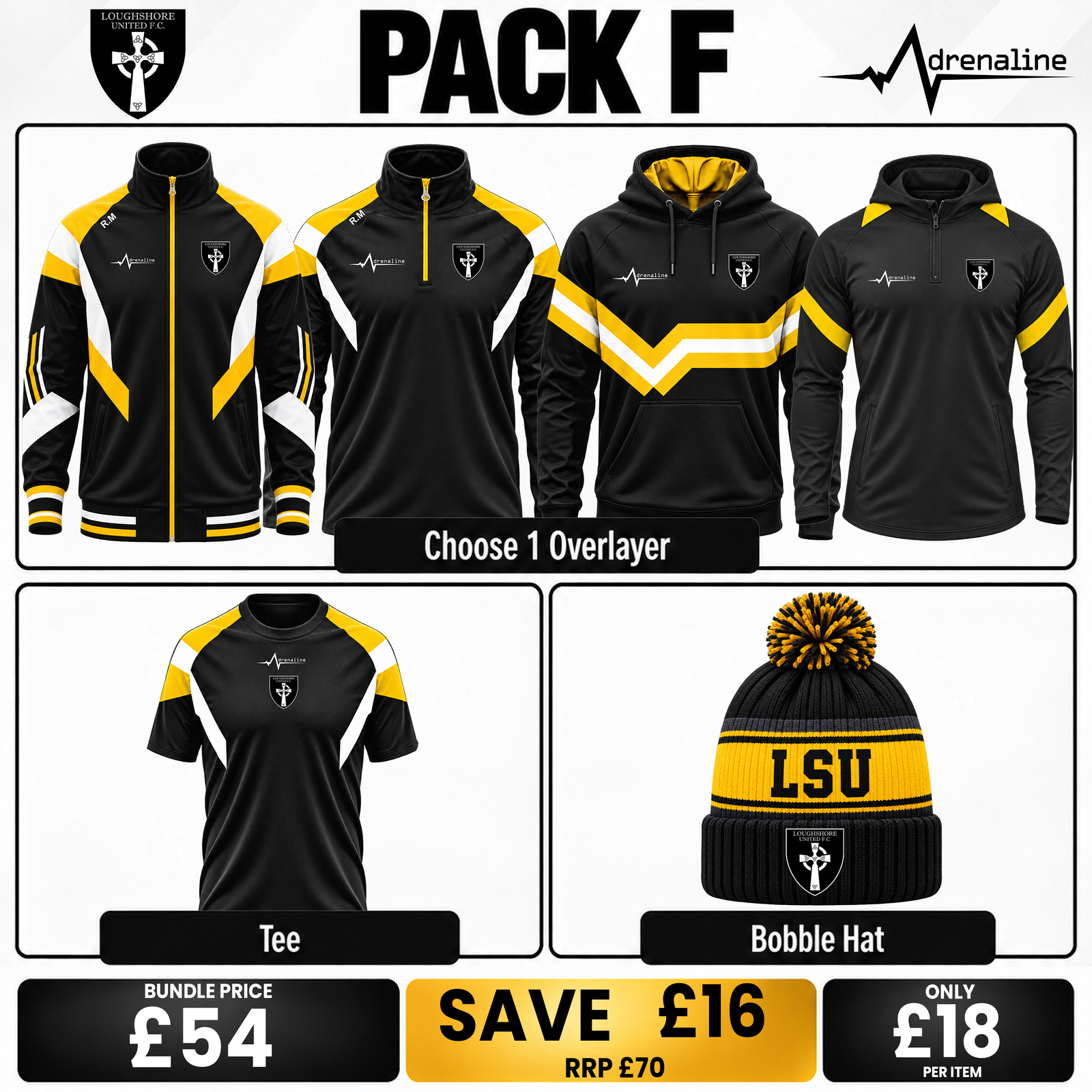 Loughshore United F.C Pack F