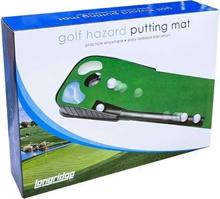 Longridge Putt N Hazzard Putting Mat (With Ball Return Tray) - Image 2