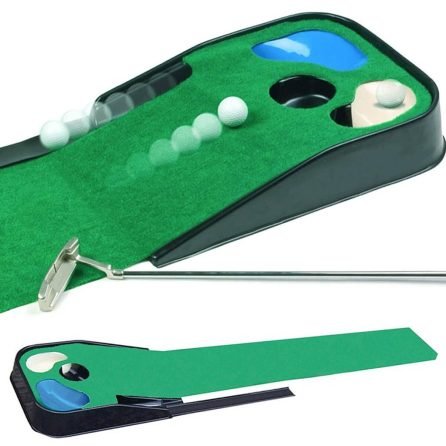 Longridge Putt N Hazzard Putting Mat (With Ball Return Tray)