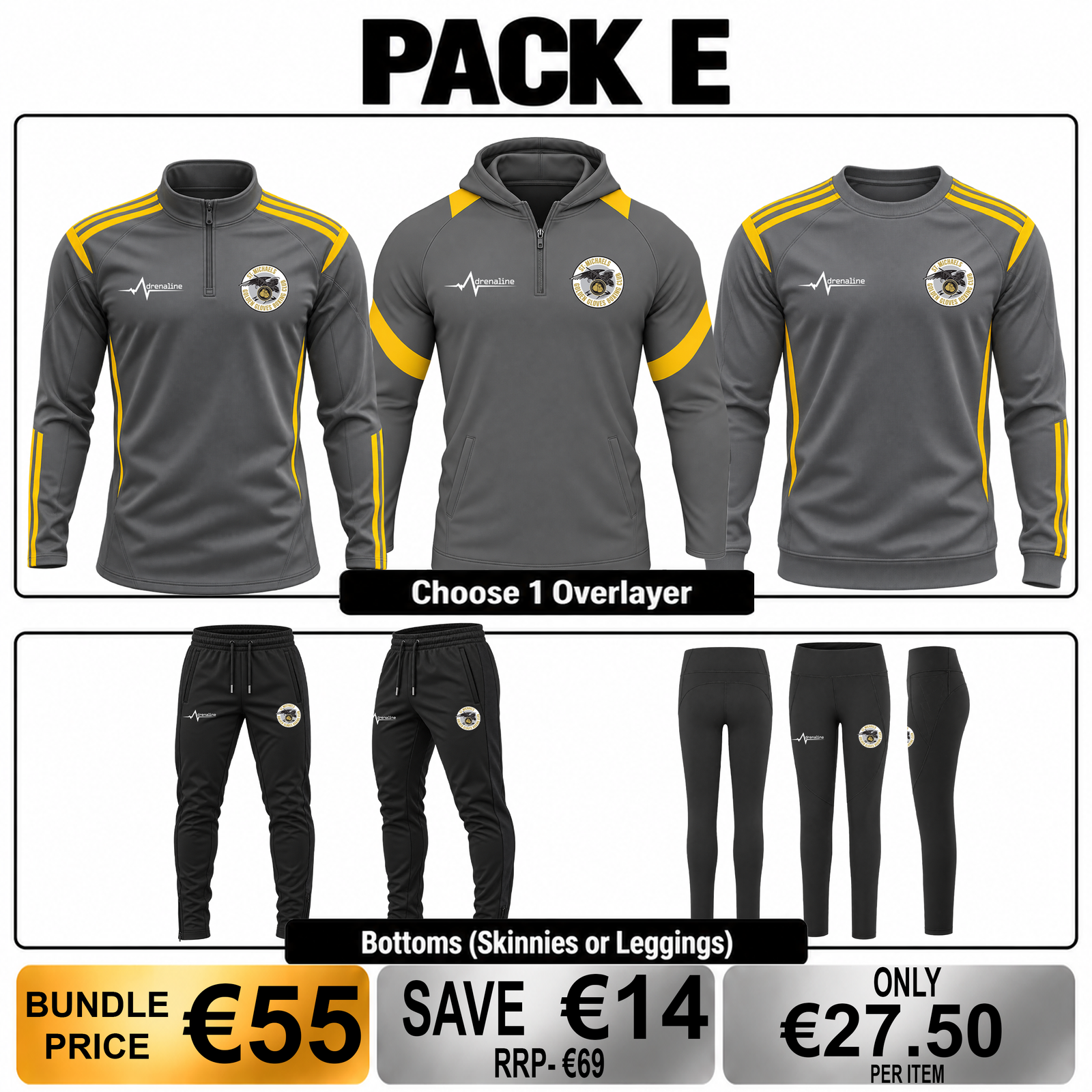 St. Michael’s Golden Gloves Boxing Club Pack E