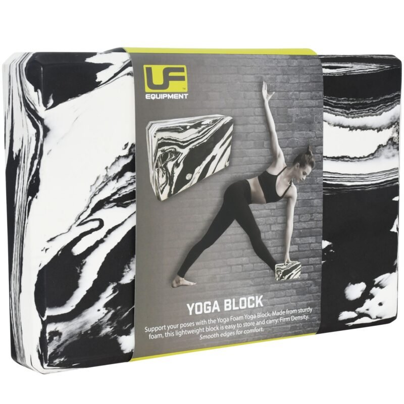 Urban Fitness Marbled Yoga Block