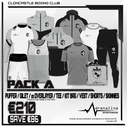 Cloncastle Boxing Club Pack A