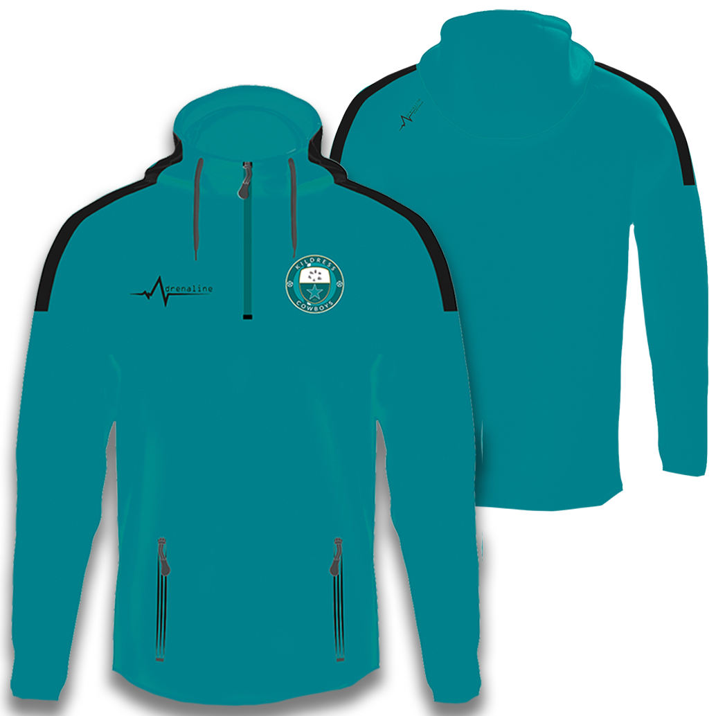 Kildress Cowboys FC Teal ProZip Hoodie