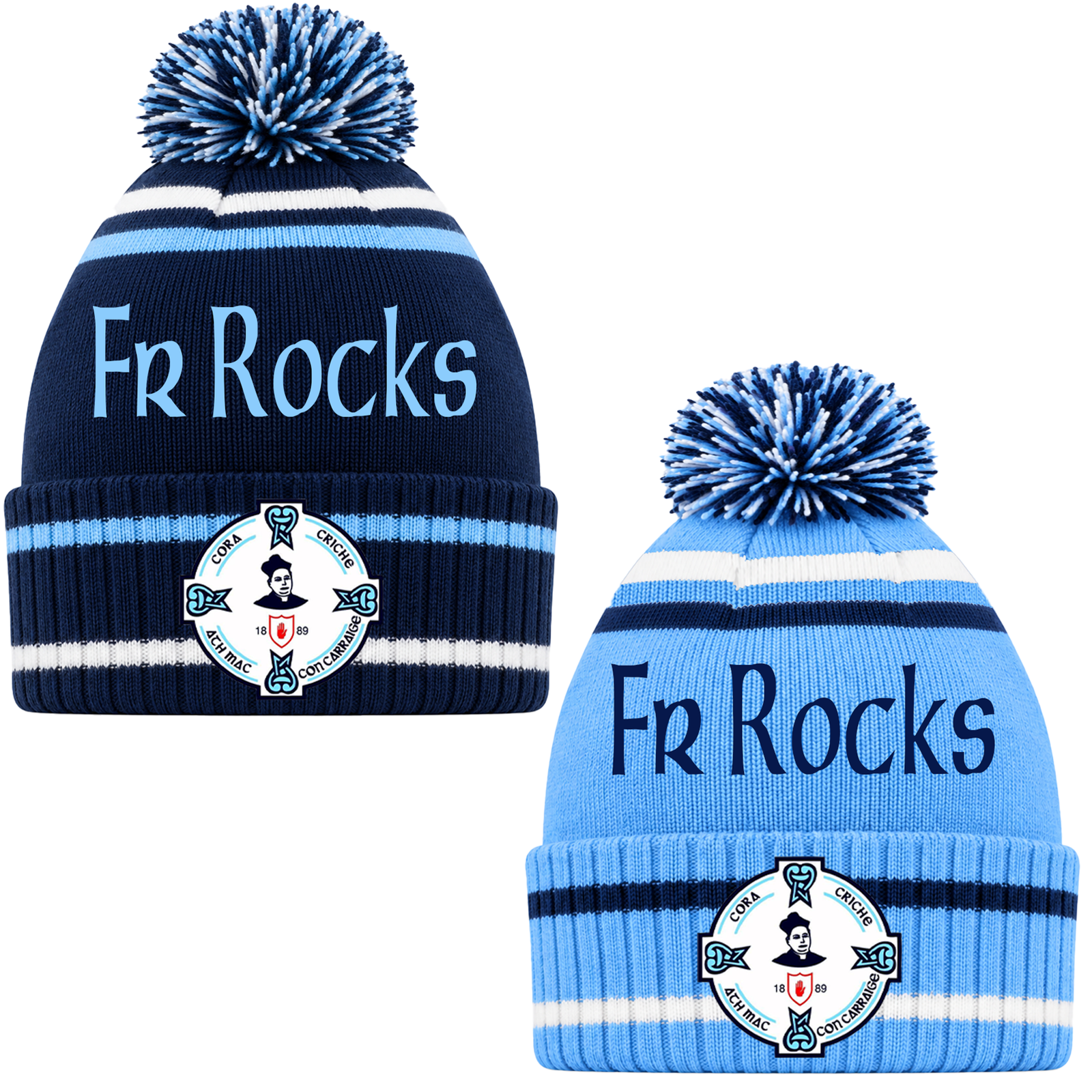 Fr Rocks GAC Bobble Hat